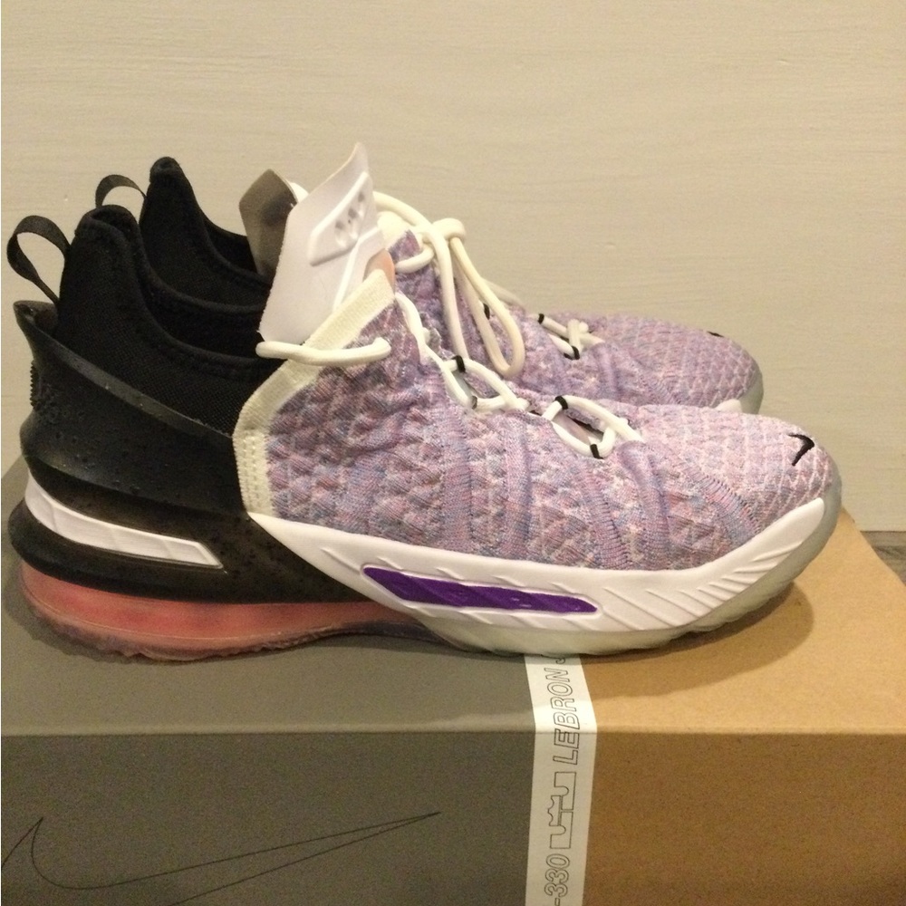 Nike Lebrons XVIII (GS). Size 6Y or women 7.5